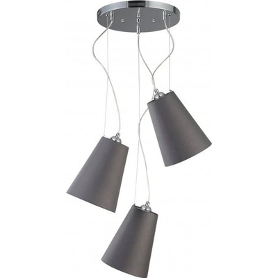 GTV Сиво висящо осветително тяло ø 46 cm Kasel - GTV (OS-KAS3-15-DEC)