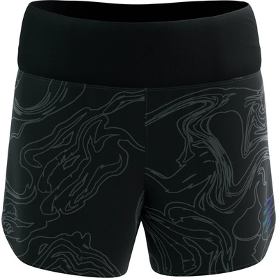 Compressport Дамски шорти за бягане Compressport Women's Performance Short Aurora Running shorts - Black / Aurora Camo Print (112-3825-0114)