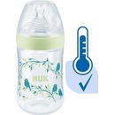 Nuk Nature Sense fľaša s kontrolou teploty zelená 260ml