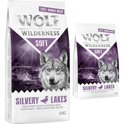 Wolf of Wilderness Soft Silvery Lakes kuřecí s kachnou 12 kg