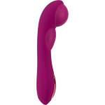 Javida Inflatable Vibrator with Two Inflatable Areas Purple