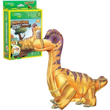 CubicFun 3D пъзел CubicFun от 54 части - Брахиозавър (DS1170h)