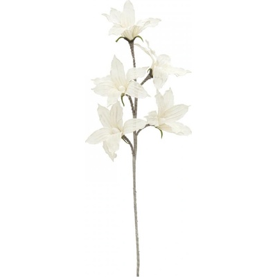 Větvička plaménku bílá, 100 cm
