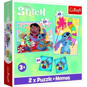 Trefl Трефъл: Lilo&Stitch пъзел и игра за памет (93585)