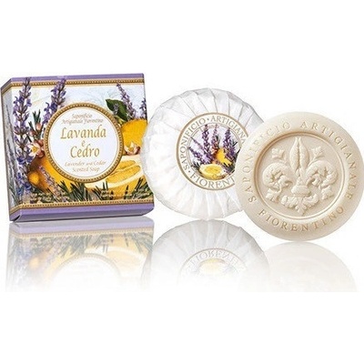 SA Fiorentino prírodné tuhé mydlo levanduľa a céder 100 g