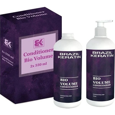 Brazil Keratin Bio Volume Conditioner 2 x 550 ml dárková sada