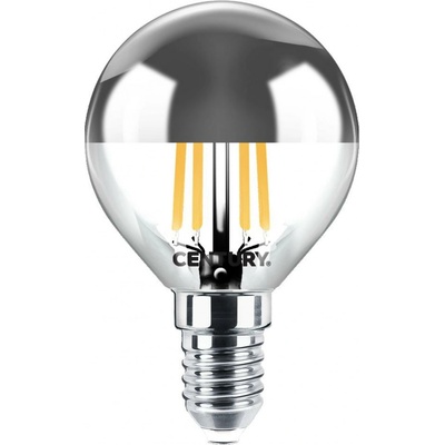 Century FILAMENT LED INCANTO CHIARA SFERA SILVER DOME 6W E14 2700K DIM