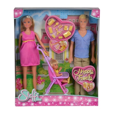Simba Toys Кукли Steffi Love - Щастливо семейство