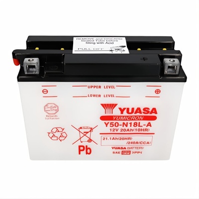 YUASA Yumicron 12V 20Ah right+ Y50-N18L-A
