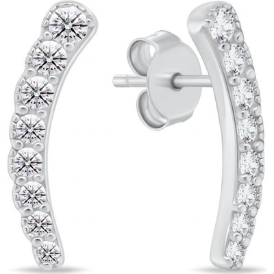 Brilio Silver náušnice EA468W