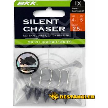BKK Jigová hlava Silent Chaser Prisma Darting LRF vel.4 3,5g 5 ks