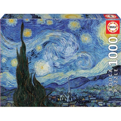 Educa The Starry Night Vincent Van Gogh 1000 dielov a Fix lepidlo