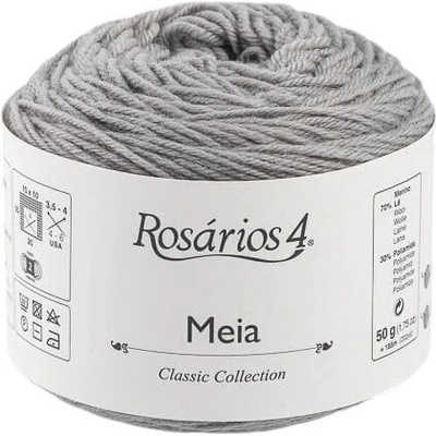 Rosários 4 Meia 09 Medium Grey Плетива прежда (7081600901)