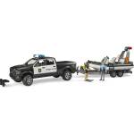 BRUDER Bruder 2507 ram 2500 / Полицейски пикап с лодка и фигурки (br 2507)