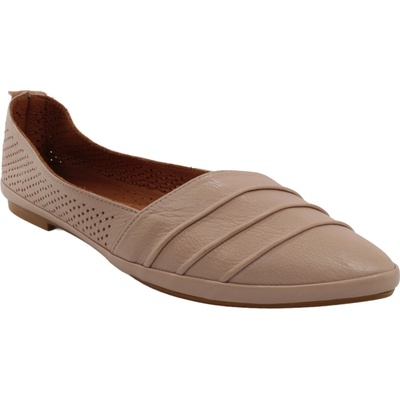 WILD Dámské celokožené mokasíny 066-712-345 růžové elastické růžová