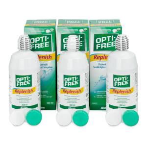 Alcon Разтвор OPTI-FREE RepleniSH 3 x 300 ml - leshti