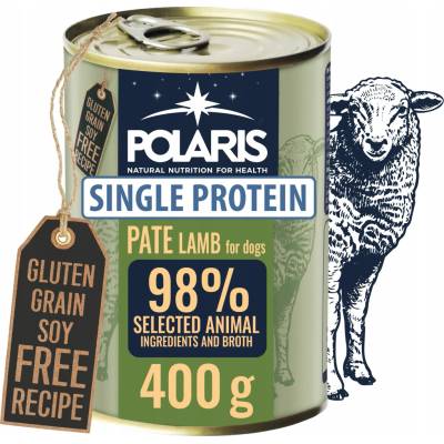 Polaris Single Protein Adult Paté jahňacia 400 g