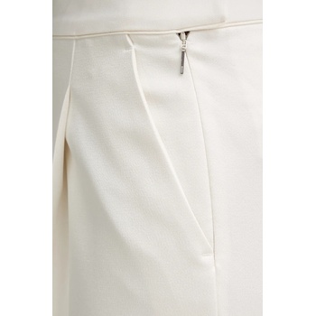 BOSS Панталон boss в бежово със стандартна кройка, с висока талия 50548218 (50548218)