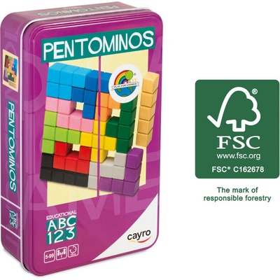 Pentomino Metal Box