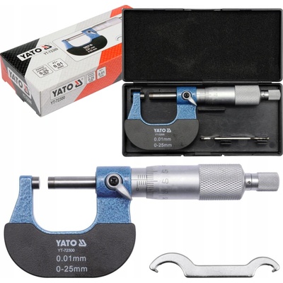 Yato vnější mikrometr s noniem 0-25mm