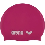 Arena Детска шапка за плуване Arena Kid's Classic Silicone Swim cap - Fuxia / White - размер One Size (581-0114-0211)