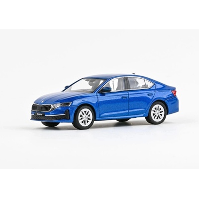 Abrex Škoda Octavia IV FL 2024 Modrá závodná metalíza 1:43