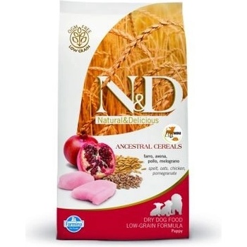 N&D Ancestral Grain Low Grain Chicken & Pomegranate Puppy Mini 2,5 kg