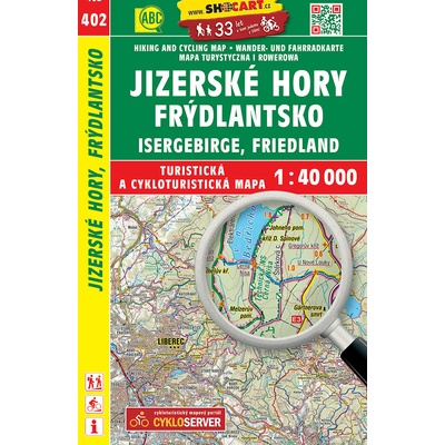 Jizerské hory a Frýdlantsko mapa 1:40 000 č. 402