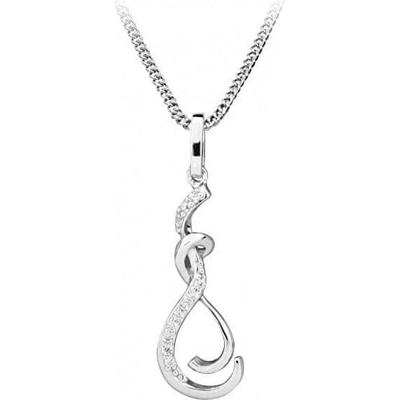 Silver Cat Elegantný náhrdelník so zirkónmi SC429
