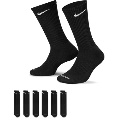 Nike Чорапи Nike Everyday Plus Cushioned Training Crew Socks (6 Pairs) Черен Velikost S