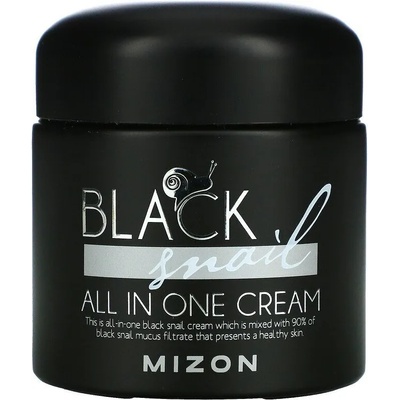 MIZON Black Snail All In One Cream, крем за лице с екстракт от черен охлюв (8809587520671)