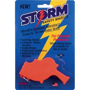 Storm píšťalka plastová Oranžová