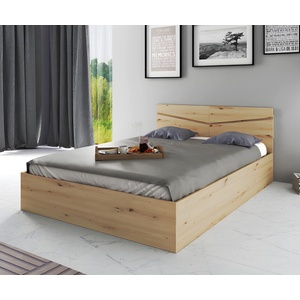 Bogdan Furniture I Спалня модел 175 / 2010 за матрак 140/200, Дъб артисан