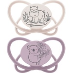 NIP Бебешка залъгалка NIP Green - My Butterfly, 16-32 м, 2 броя, коала/носорог (4000821426931) - baby