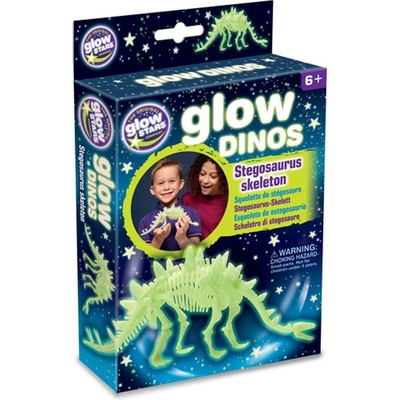 GlowStars Glow Dinos 3D kostra Stegosaurus