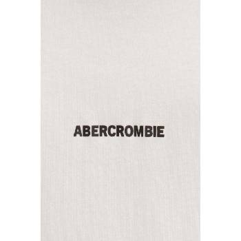 Abercrombie & Fitch Памучна тениска Abercrombie & Fitch в сиво с апликация KI123-1036 (KI123.1036.110)