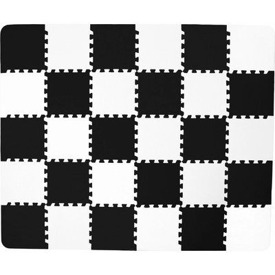 Kinderkraft Podložka penové puzzle Luno Black & White 30 ks