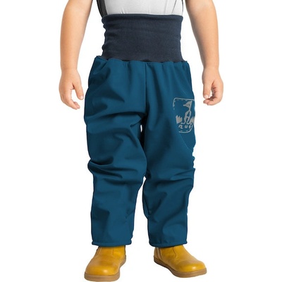 Unuo Batolecí softshellové kalhoty s fleecem Basic Kobaltová