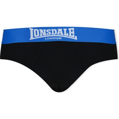 Lonsdale Детски слипове Lonsdale 2 Pack Briefs Junior Boys - Black/Blue