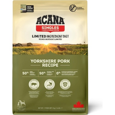 Acana Dog Yorkshire Pork Singles 2 kg