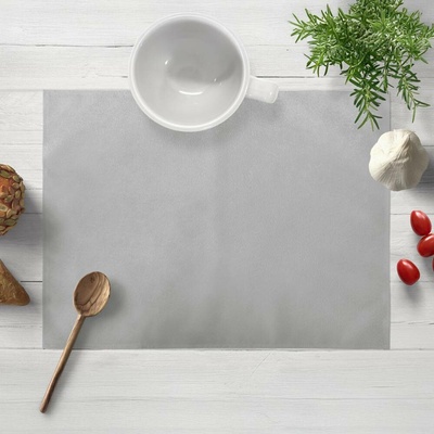 Biante Sametové prostírání Velvet Premium SVP-027 Světle šedé 35x45cm