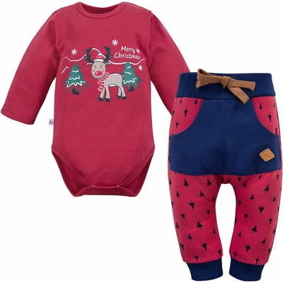 Eevi Detská súprava Ahoj Sob bordová