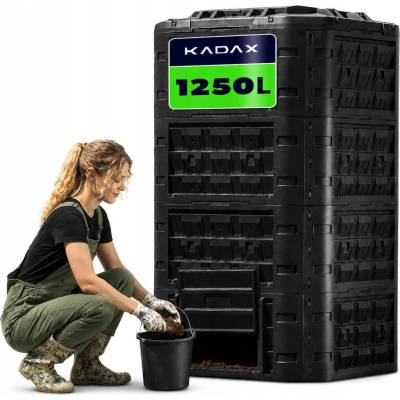 Kadax 1 komorový 1250 l černý