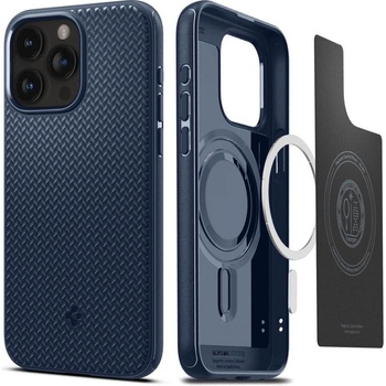 Spigen Кейс Spigen Mag Armor за iPhone 15 PRO MAX, тъмносин (KXG0073576)