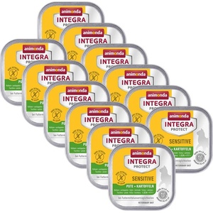 Animonda Integra Protect Cat Sensitive - пуешко с картофи 12 x 100 г