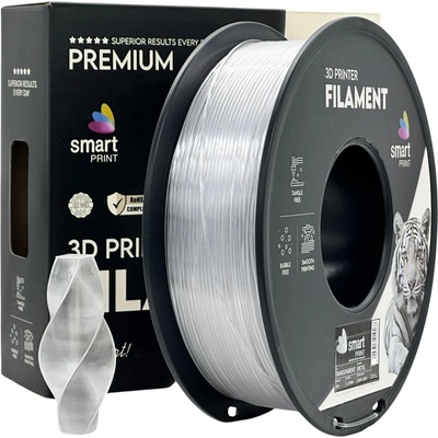 Smart Print FG-S32-E1, 3D филамент, PETG, 1, 75mm, 1000g, Прозрачен (Transparent) (FG-S32-E1)