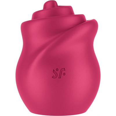 Satisfyer Tongue Twister - въртящ клиторен вибратор с език - розов