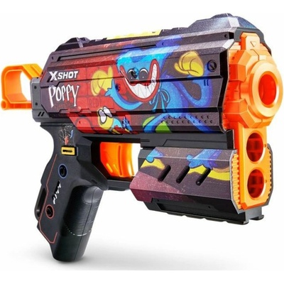 X-SHOT Skins Flux Poppy Playtime Poppy red