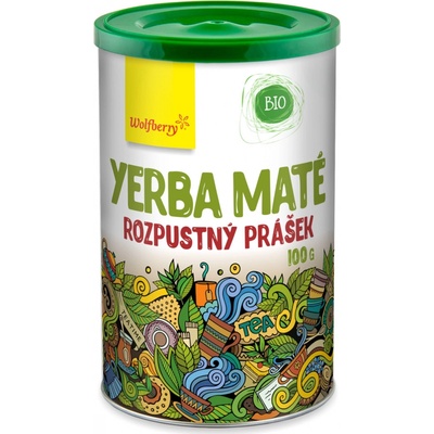 wolfberry zelený čaj yerba maté prášek bio 100 g