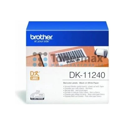 Brother DK-11240, bílá páska / černý tisk originální